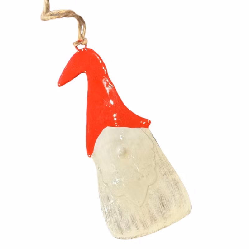 Tomte, plåt vit
