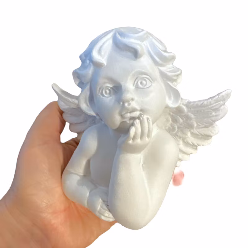 Ängel, vit