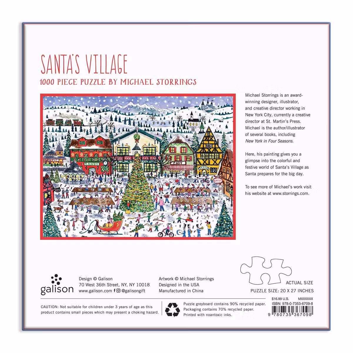 Pussel, Santa's Village 1000 bitar