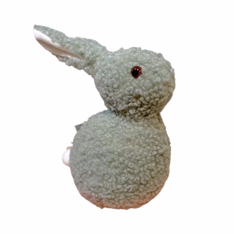 Hare i tyg, grön