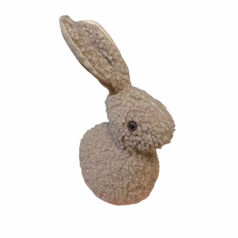 Hare i tyg, ljusbrun