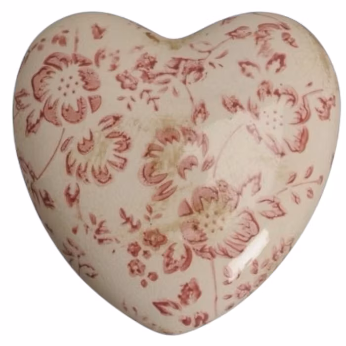 Hjärta rosa blommor, stort