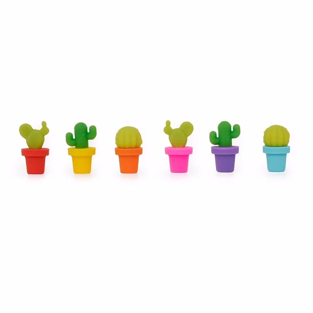 Drink markers, kaktus 6-pack