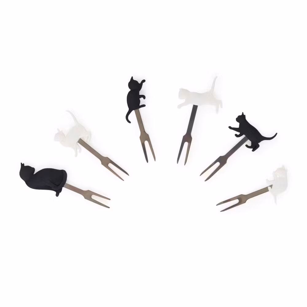 Meow - aperitif-gafflar, 6-pack