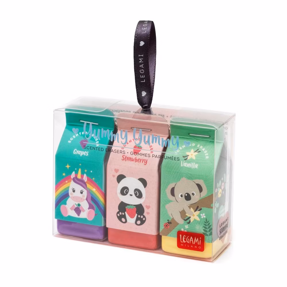 Suddgummi med doft, 3-pack