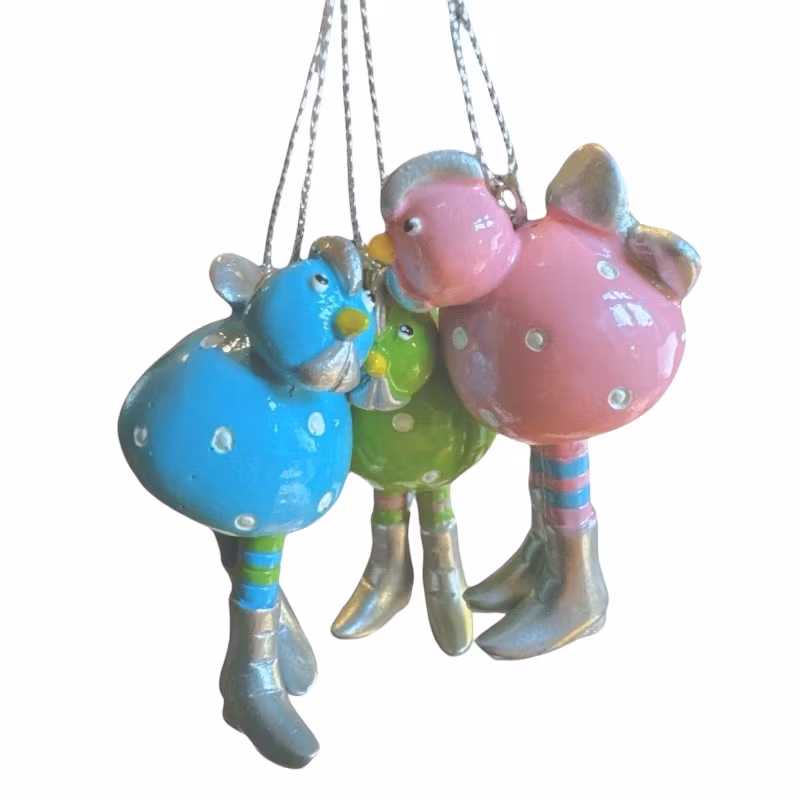 Påskhöna hängande, 3-pack