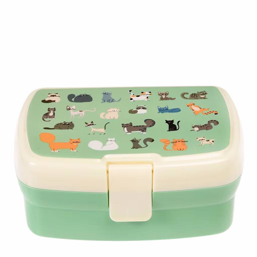 Lunchbox med bricka, Katter