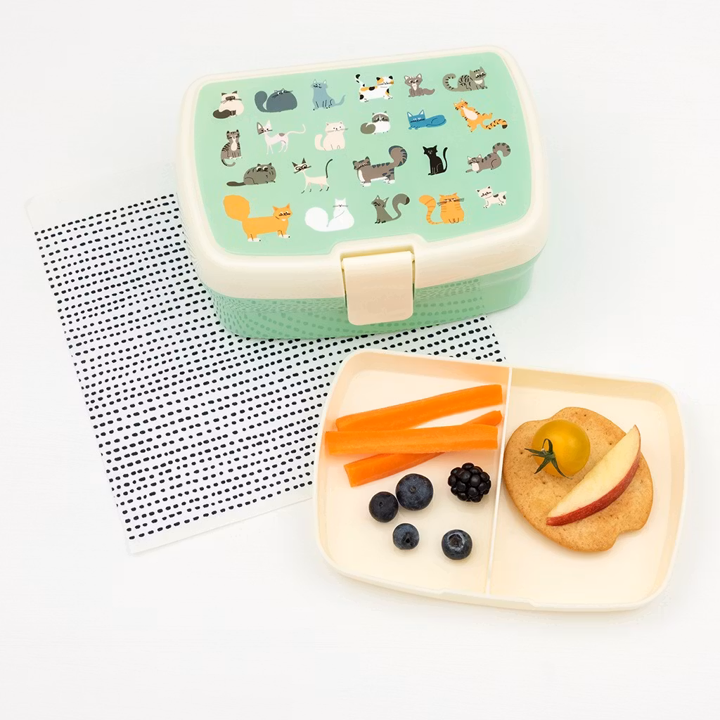 Lunchbox med bricka, Katter