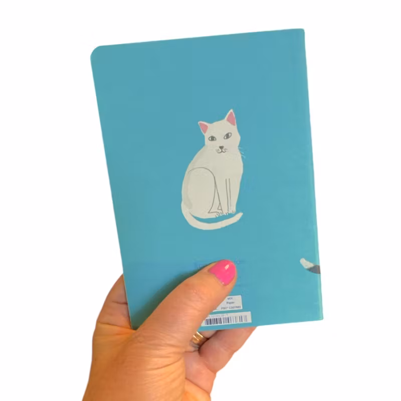Block med fyra katt, A6