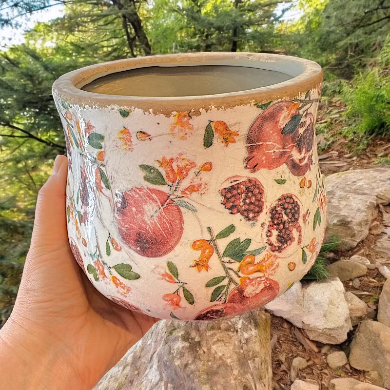 Kruka med granatäpple