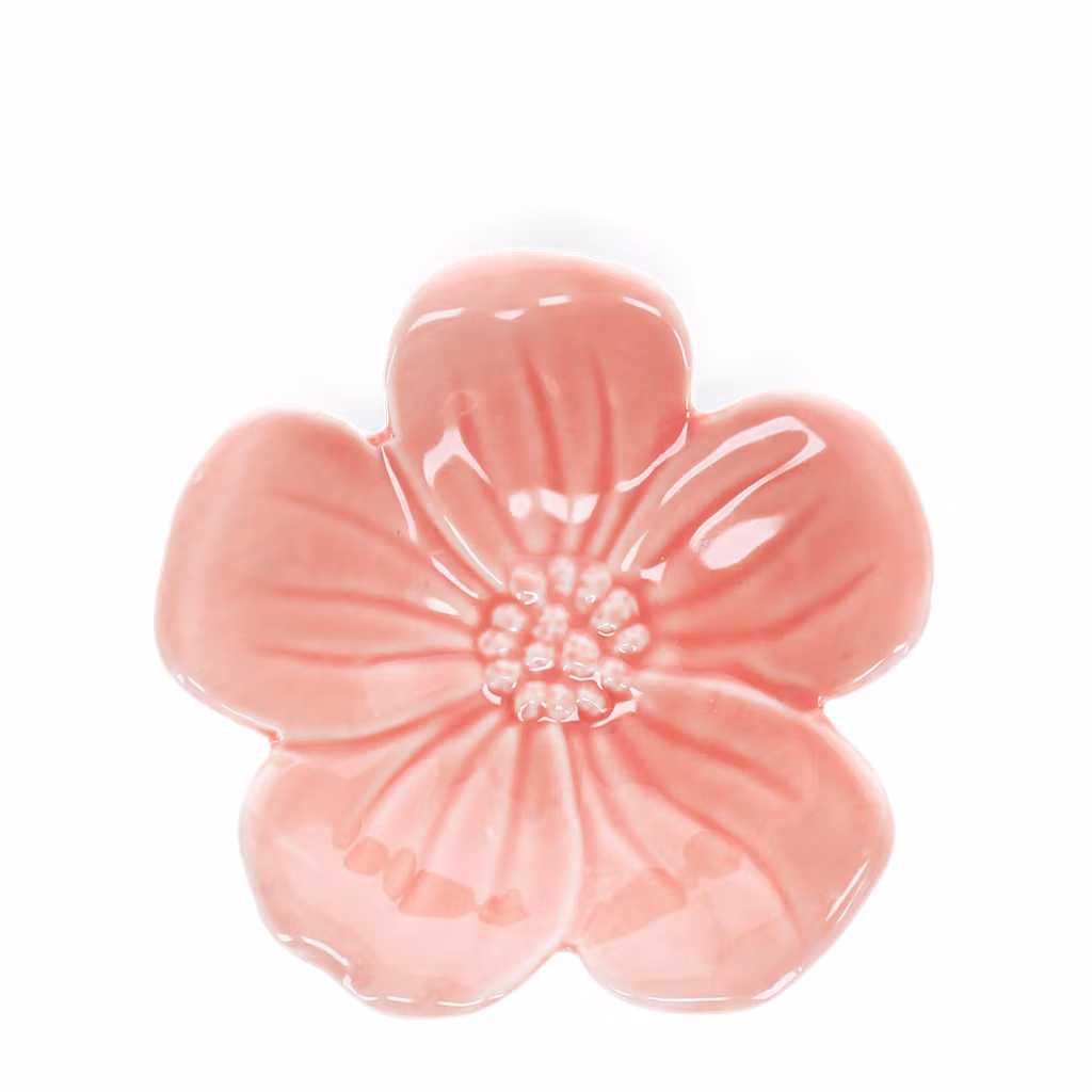 Fat, blomma rosa