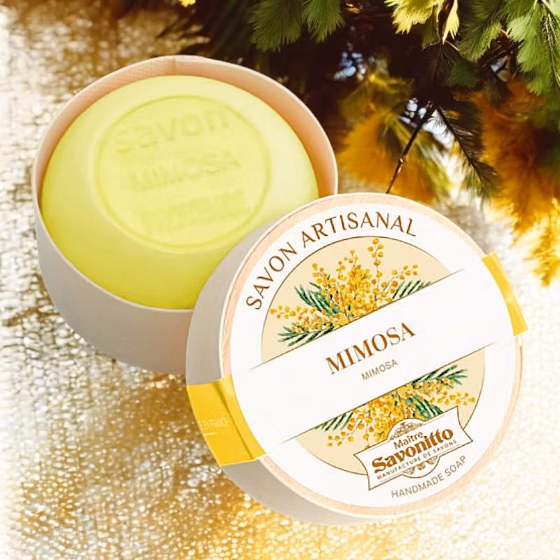Tvål i spånask, Mimosa