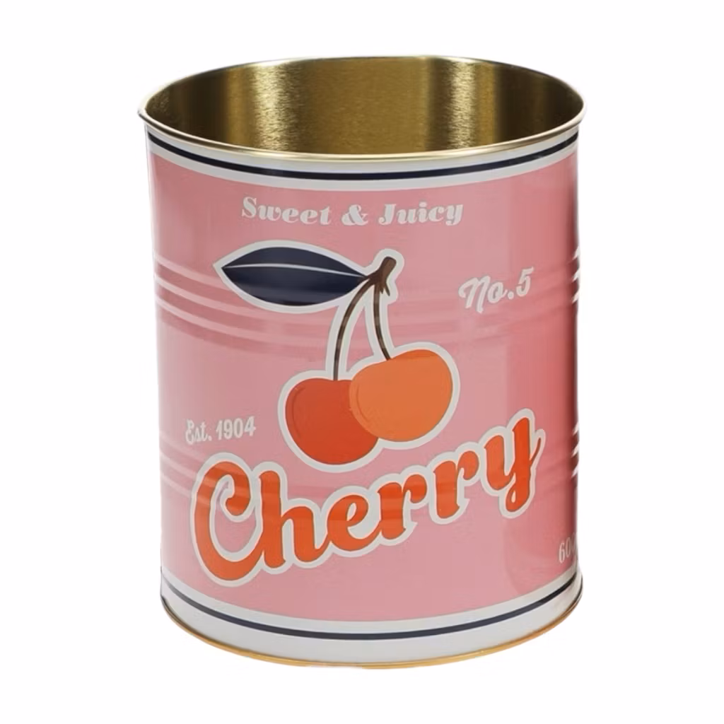 Förvaringsburk/kruka Cherry, rosa