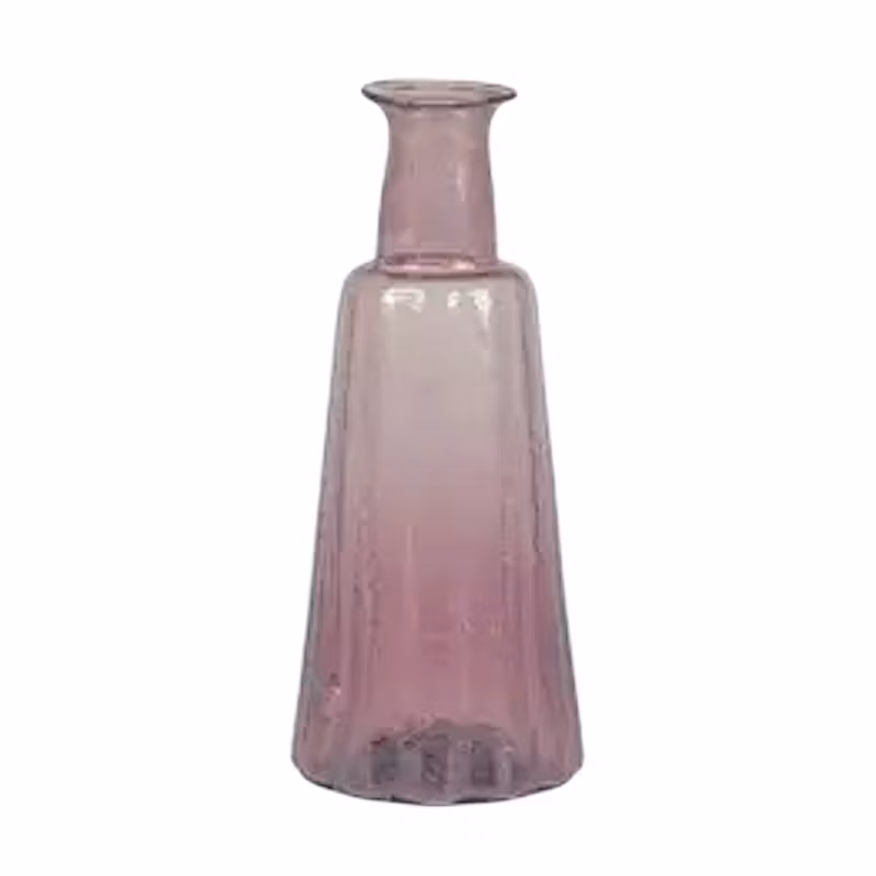 Liten vas, rosa glas