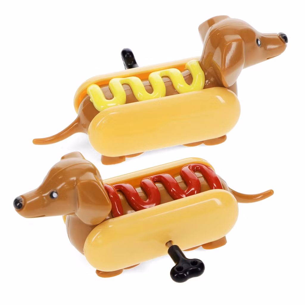 Vrid upp-leksak, taxar i korvbröd 2-pack