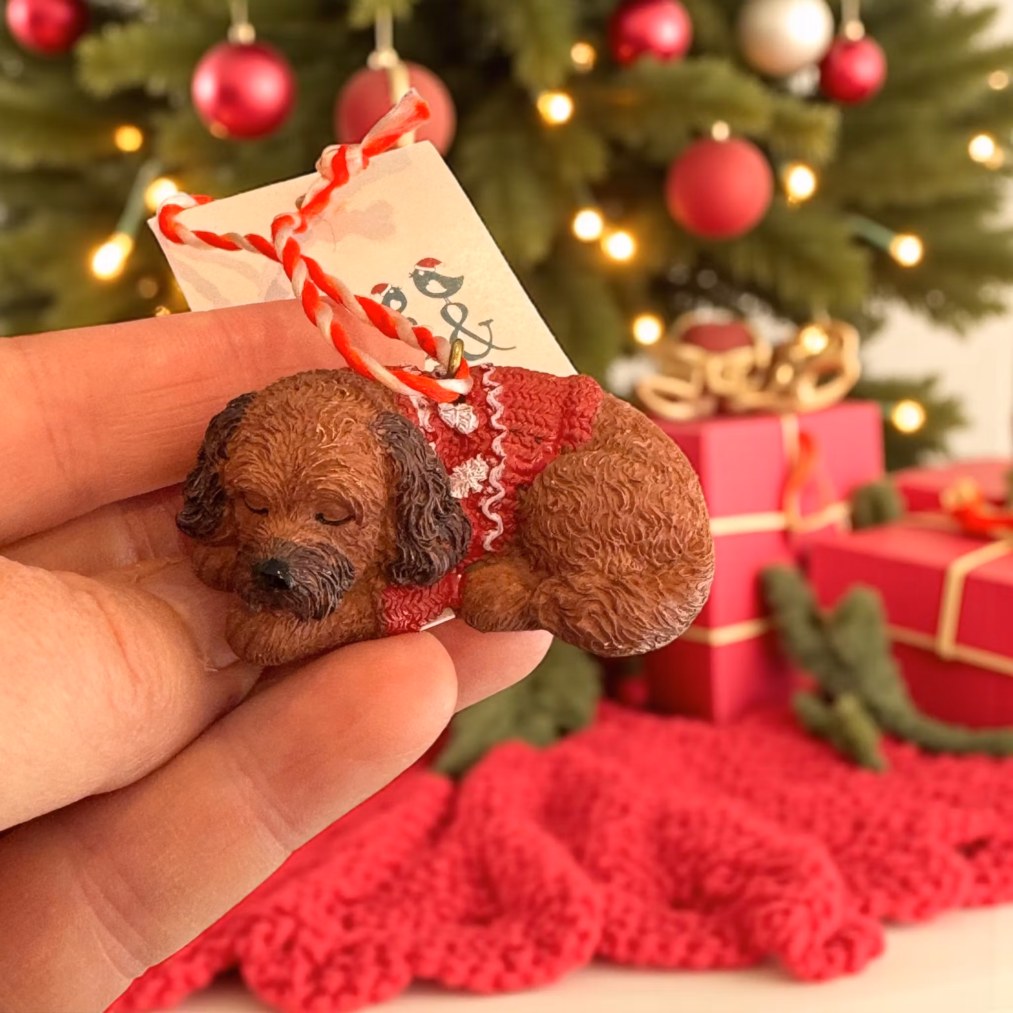 Sovande hund, att hänga