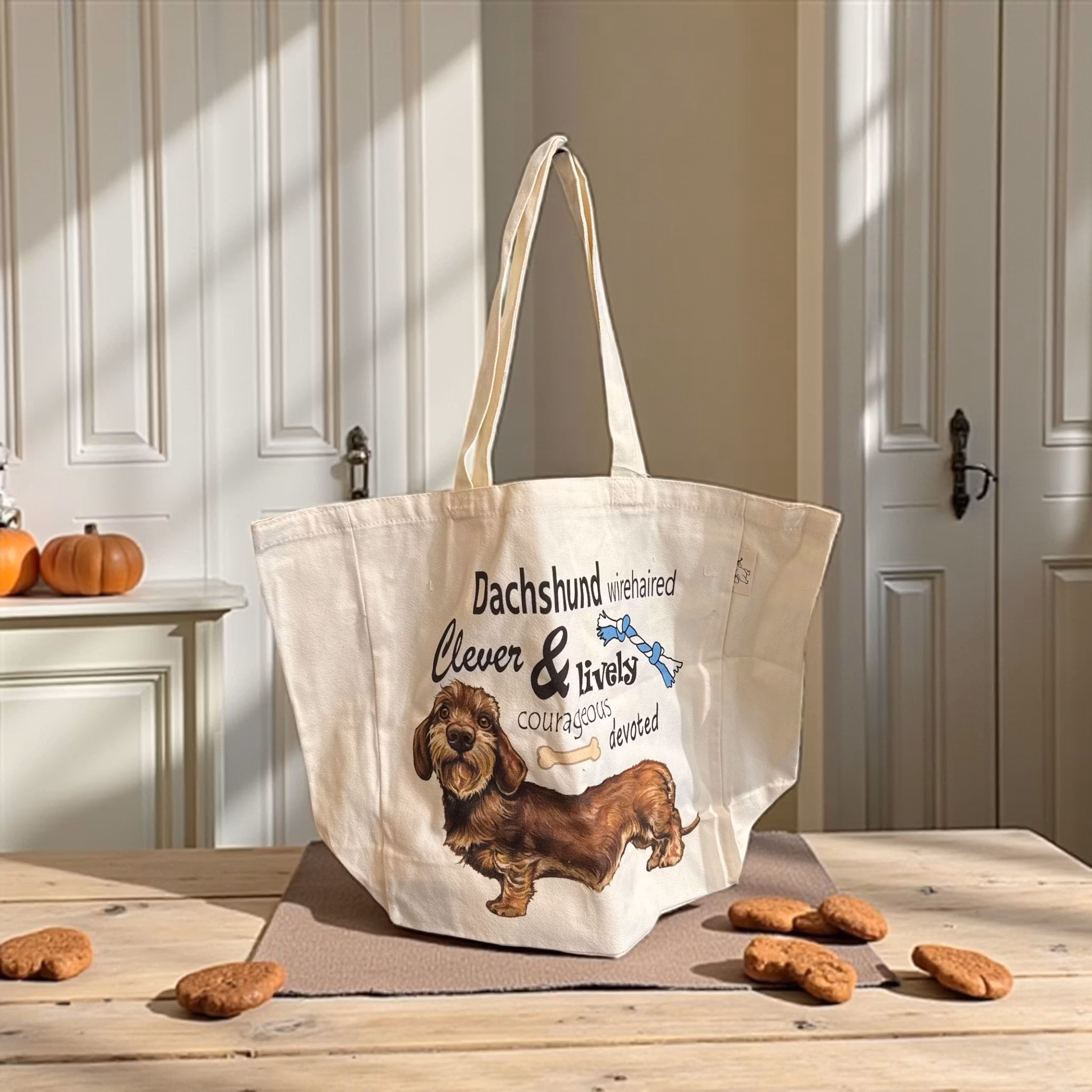 Tygkasse, strävhårig tax