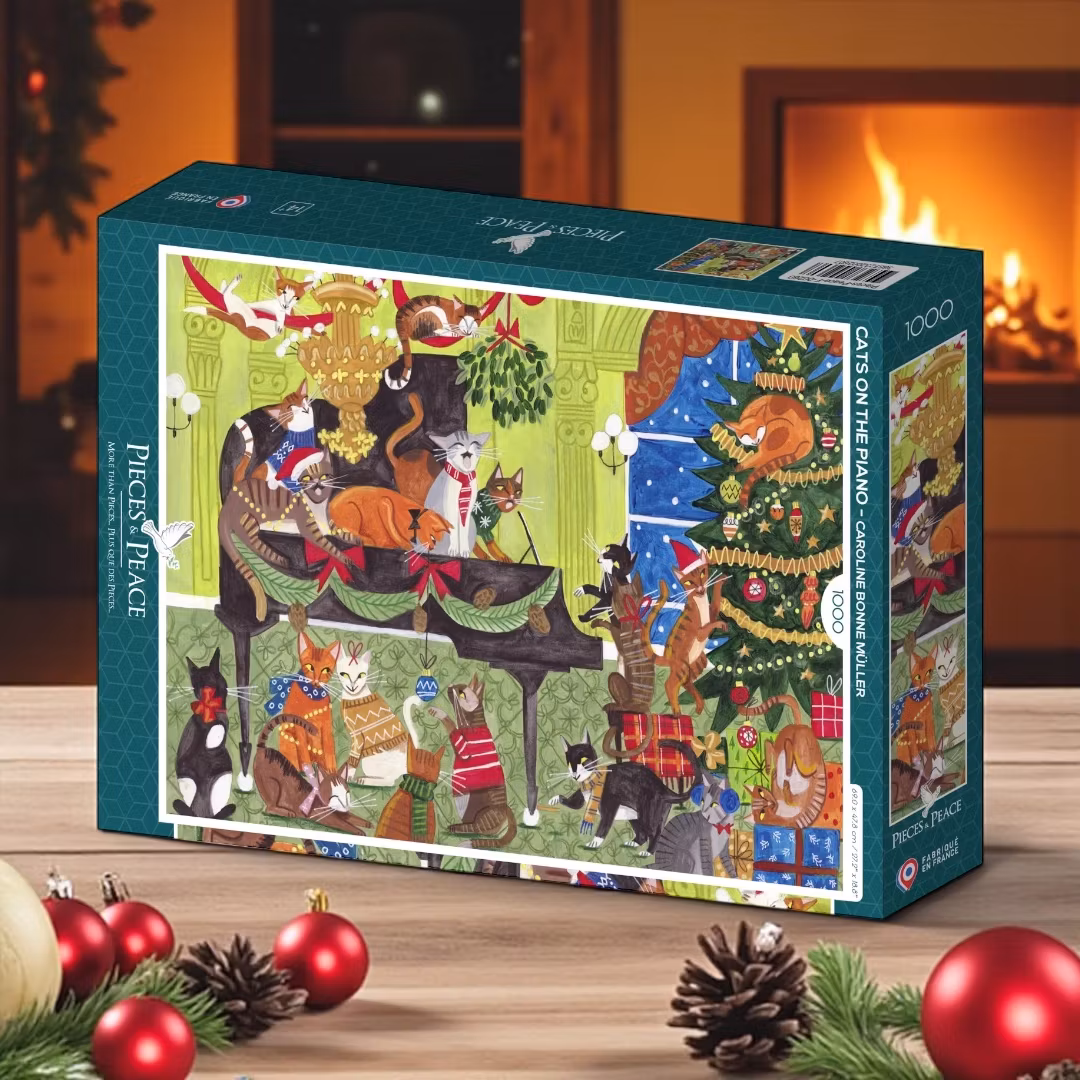 Pussel - Cats on the piano