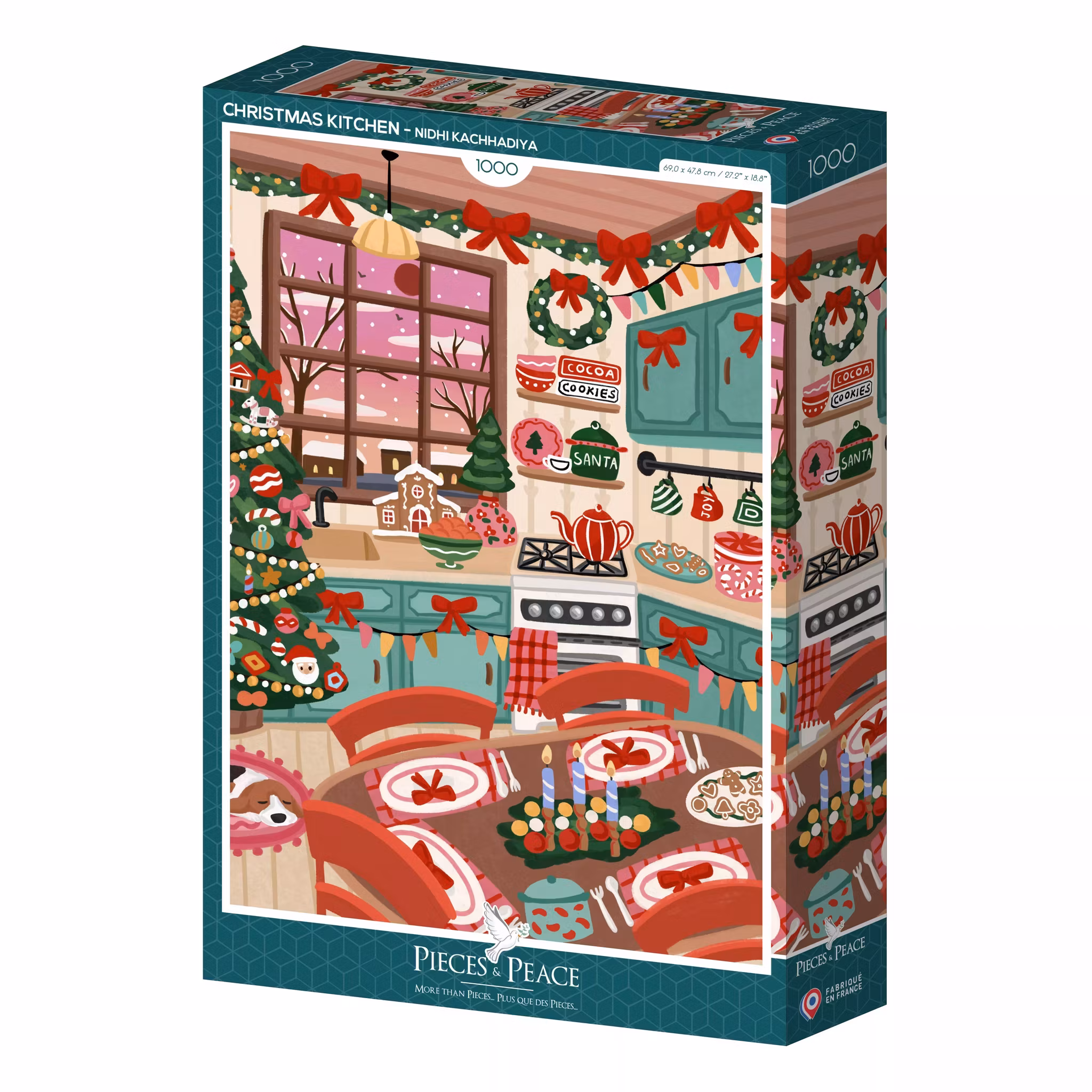 Pussel- Christmas kitchen 1000 bitar