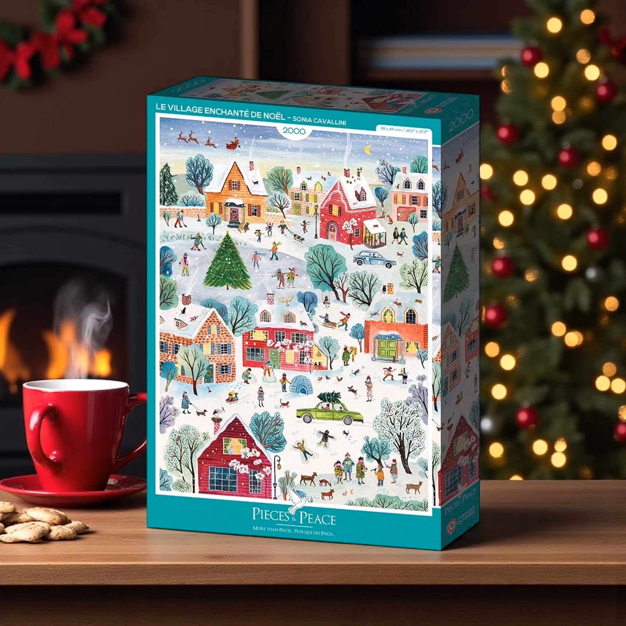 Pussel - The Enchanted Christmas Village, 2000 bitar