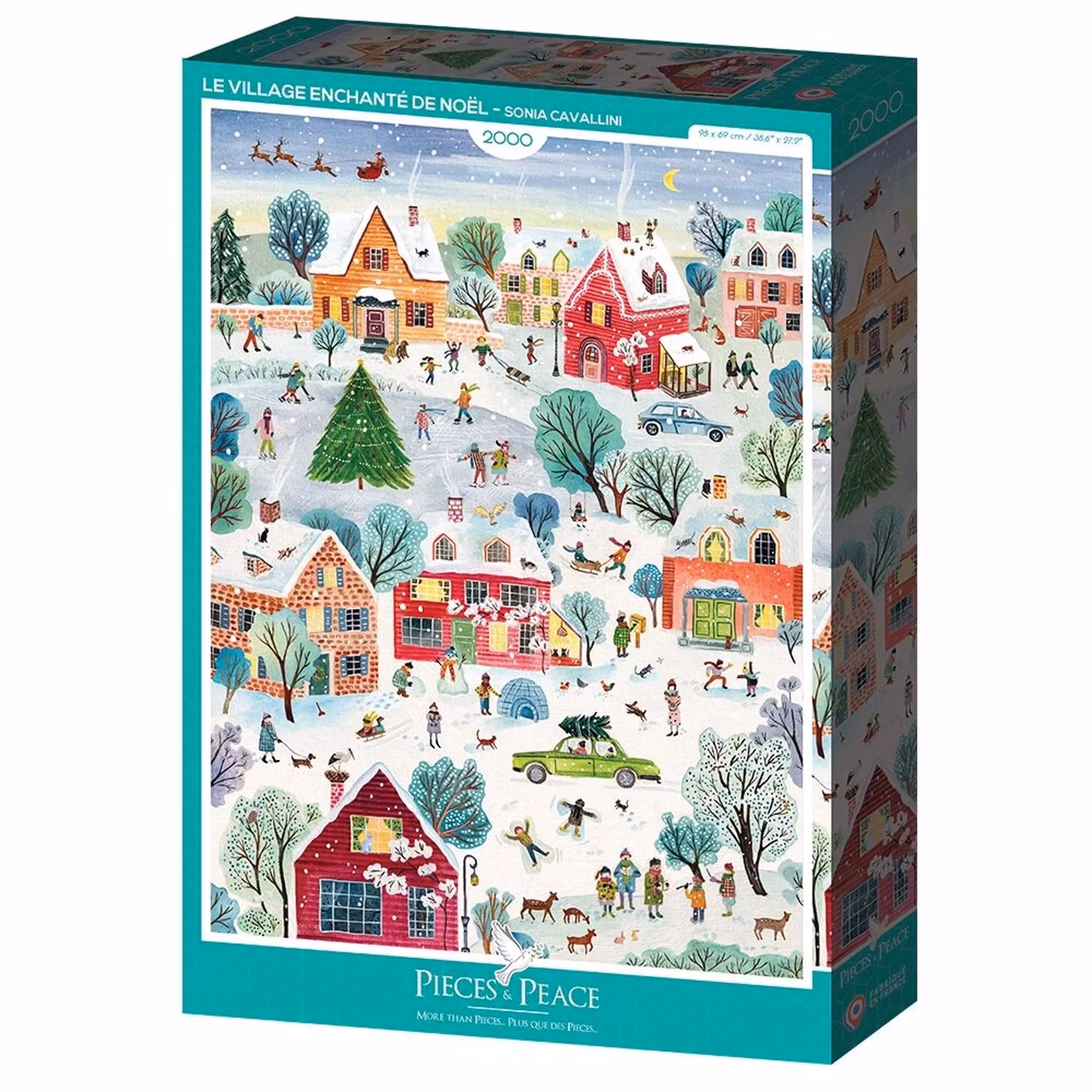 Pussel - The Enchanted Christmas Village, 2000 bitar