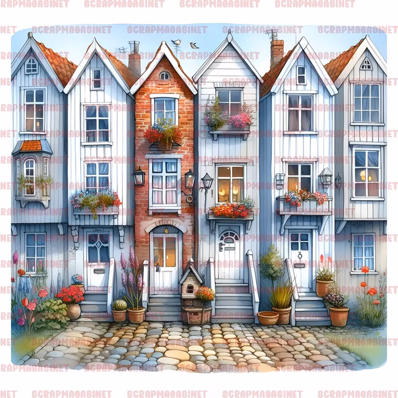 Paneler 141 - Pakke med 12 paneler i 14x14cm