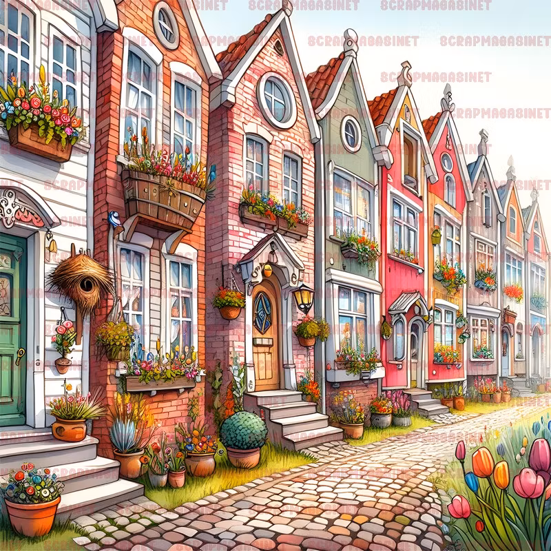 Paneler 141 - Pakke med 12 paneler i 14x14cm