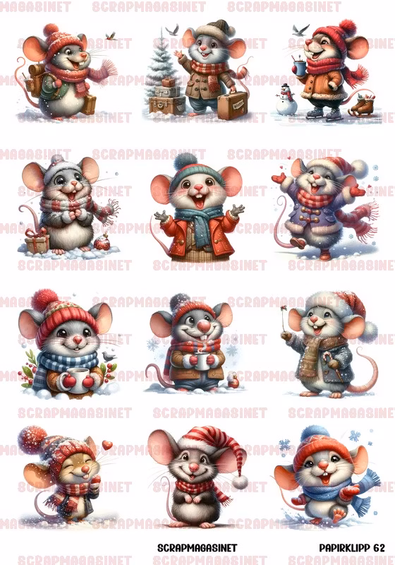 Papirklipp 62 - Mus A4