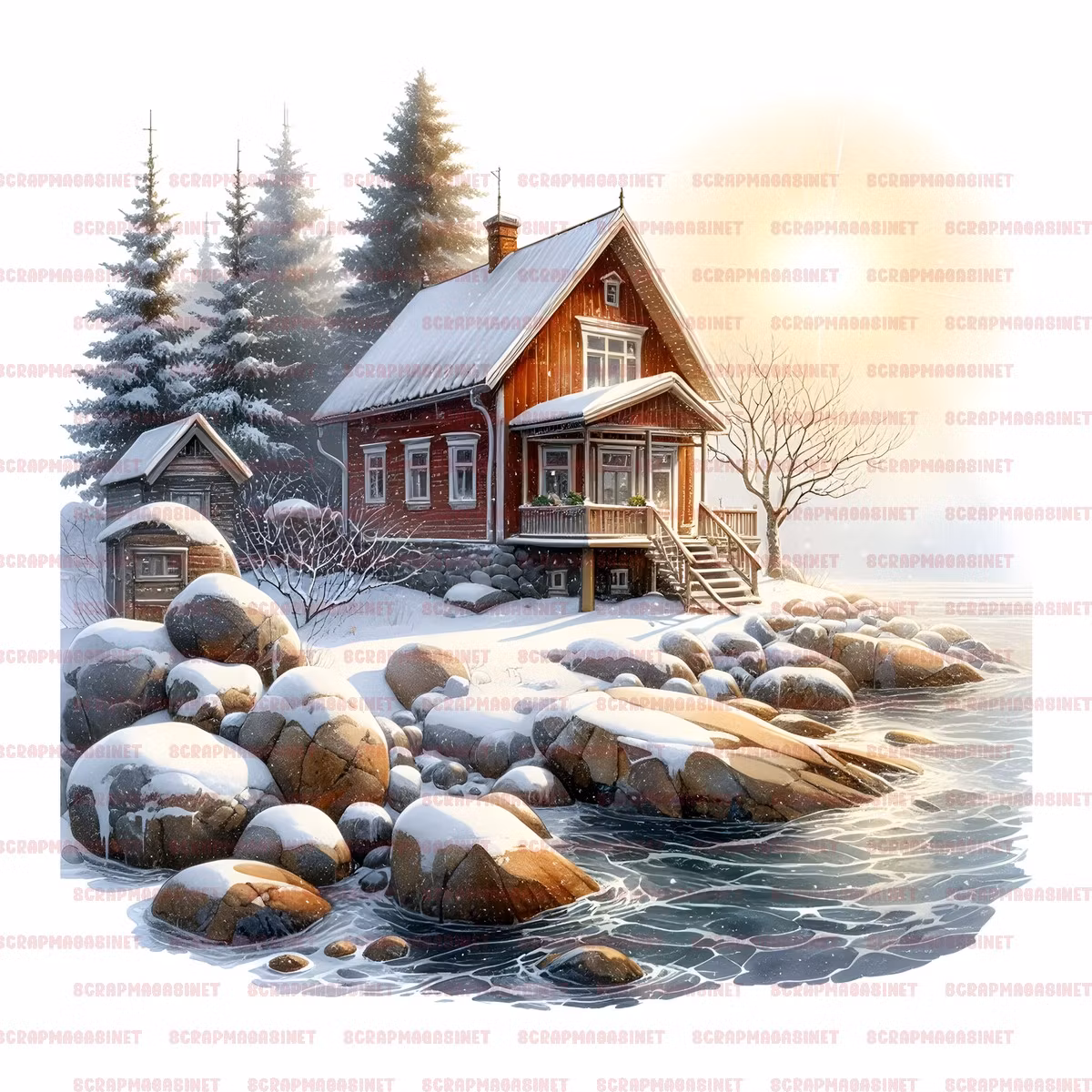 Paneler 1404 - Pakke med 12 paneler i 14x14cm