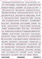 Klippetekster 04 - Julens kalorier - hvit A4