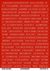 Klippetekster 05 - Julens kalorier - rød A4