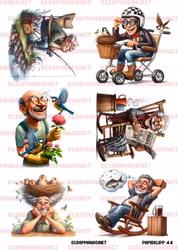 Papirklipp 44 - Gamle gubbers gode liv A4