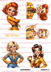 Papirklipp 67 - Gult er kult A4