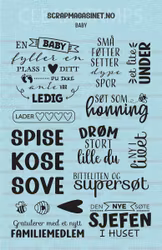 A5 stempelplate - Baby