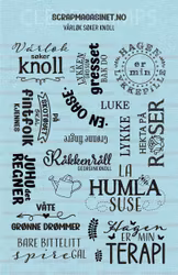 A5 stempelplate - Vårløk søker knoll