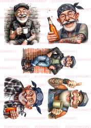 Rispapir - 14 Biker A4