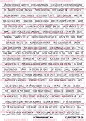 Klippetekster 06 - Vårens vakreste eventyr- hvit A4