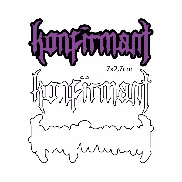 Konfirmant goth m/skygge