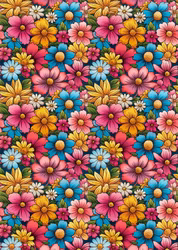 Mønsterark 1 - Flower Power