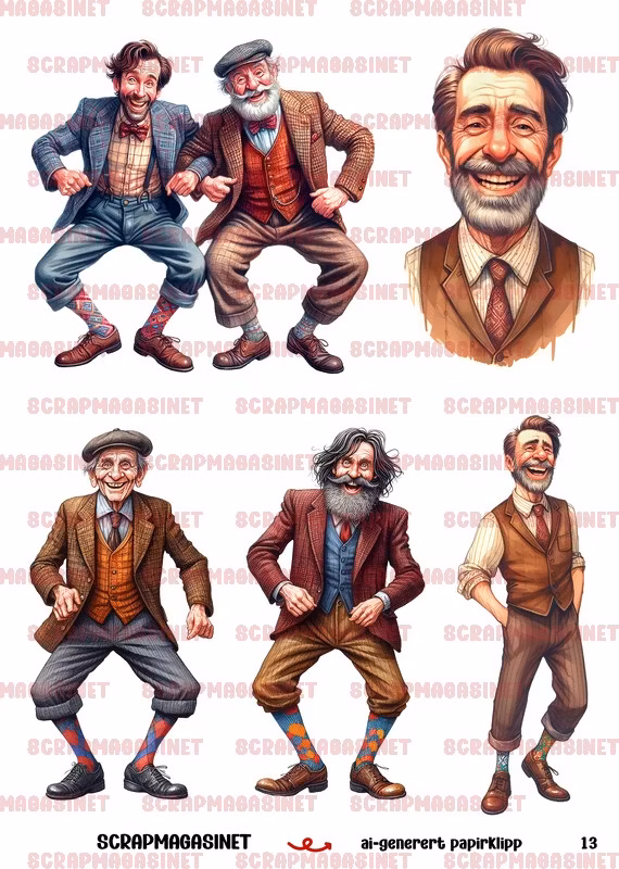 Papirklipp 13 - Gubber