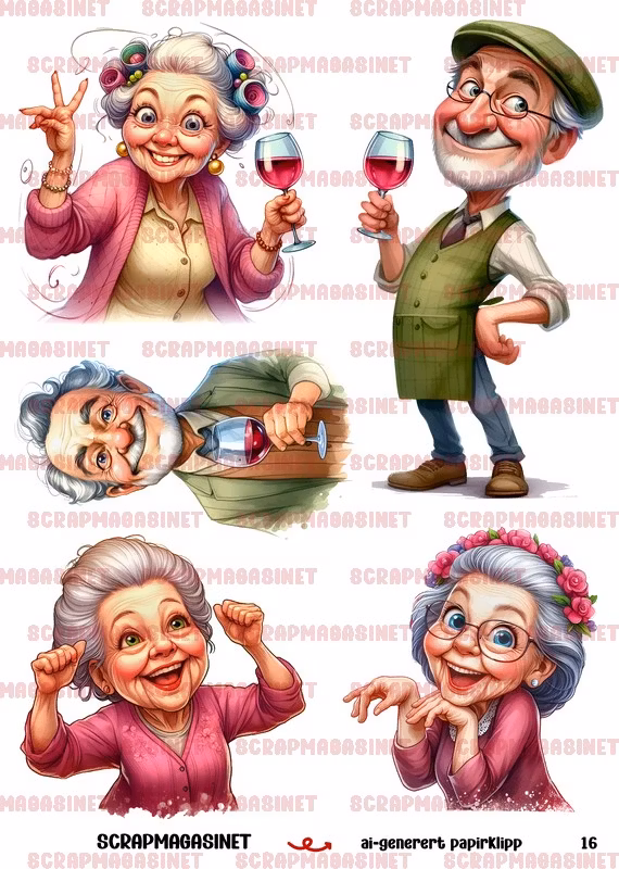 Papirklipp 16 - Damer og herrer