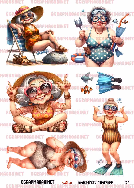 Papirklipp 24 - Badenymfer