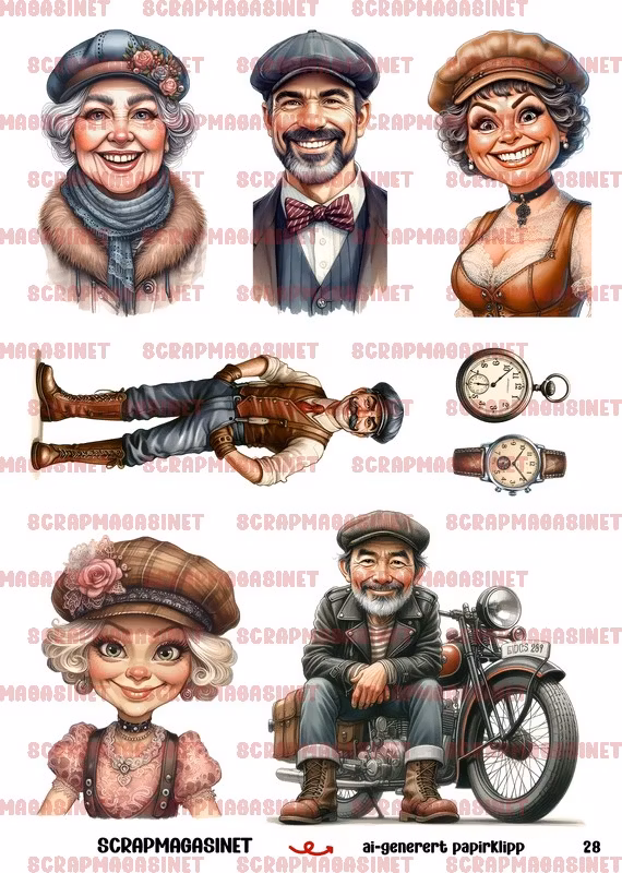 Papirklipp 28 - Vintage