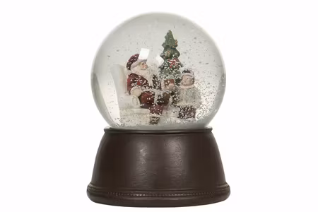 Snöglob Tomte/Barn Röd Poly