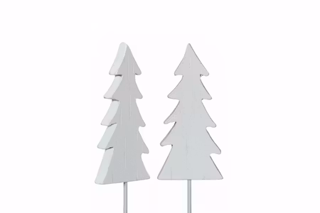 Gran Stick Vit Liten Poly