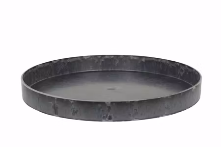 Bricka Rund Grå