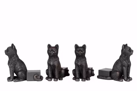Krukfötter Katt Brun/Svart Poly