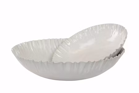 Skål Plisse Emalj Shell