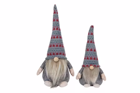 Tomte Stående Grå Mix