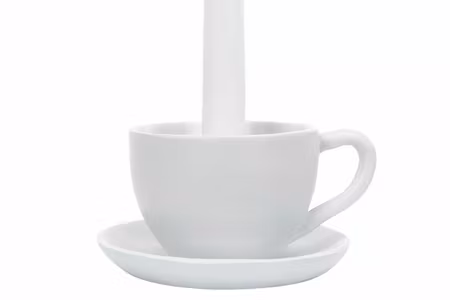 Ljushållare Kopp Creme Poly